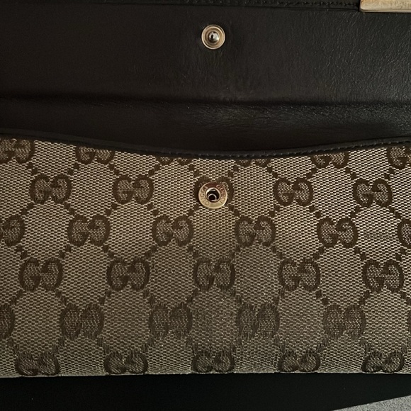 đ„Gucci Monogram Wallet - Beige and Brownđ„ - Picture 5 of 10